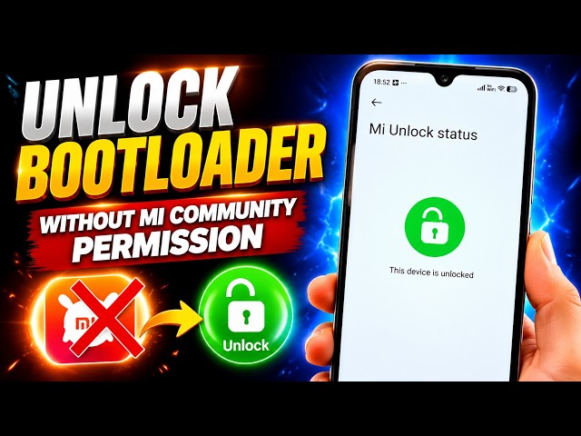 Unlock Xiaomi Bootloader Without Mi Community Permission | New Method 2026 🔥
