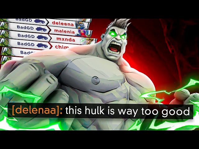 Rank 1 Hulk makes Pro Players CRASH OUT