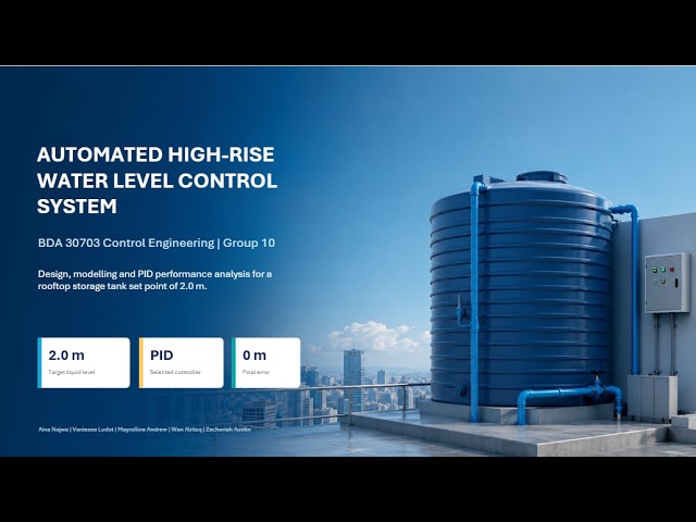 Automated High Rise Water Level Control System Group10 BDA30703 CONTROL ENGINEERING SECTION 4 FKMP