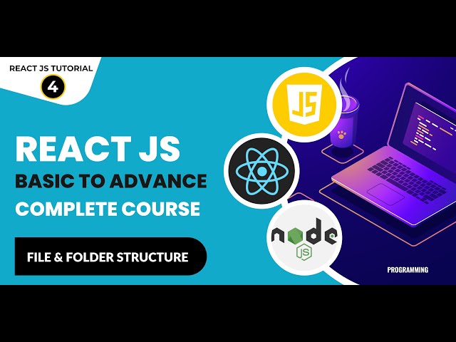React Tutorial In Hindi #4 React File and Folder Structure | React JS Tutorial for Beginners | React