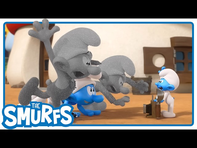 Magic Camera Freeze! Escape the Villain's Trap! • The Smurfs 3D • Cartoon movies