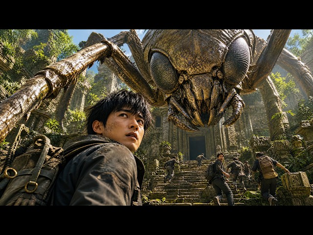 【FULL MOVIE 4K】Expedition Triggers Bronze Door Trap! Awakened Millennium Monster Attacks, No Escape!