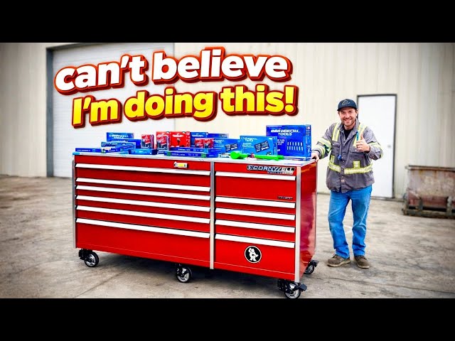 i Bought $20,000 worth of Cornwell tools just to give them away! Cornwell's LARGEST TOOLBOX!!!