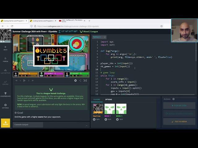 CodinGame Summer Challenge 2024 (Python) - part 1