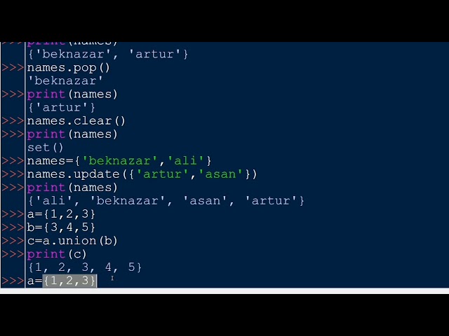 Python #30 - Set Methods for Beginners | Complete Guide