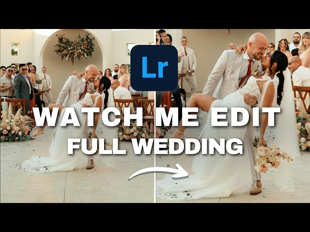How To Edit a Full Wedding in Lightroom In 2.5 Hours (start to finish)