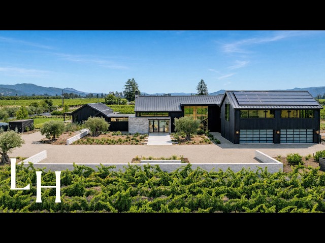 Inside a $17,900,000 Modern Farmhouse in Napa Valley