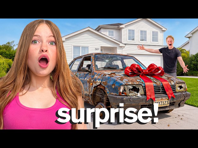 Sorprendo a Mi Hija Con Su PRIMER AUTO