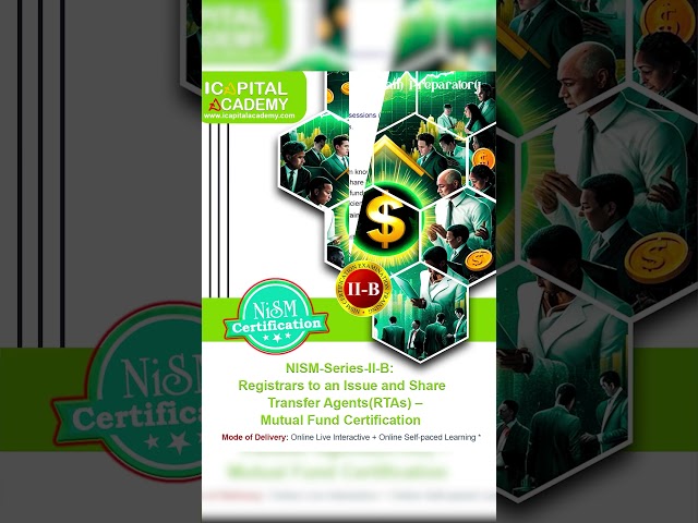 NISM-Series-II-B Registrars & Transfer Agents – Mutual Fund | ICAPITAL Academy