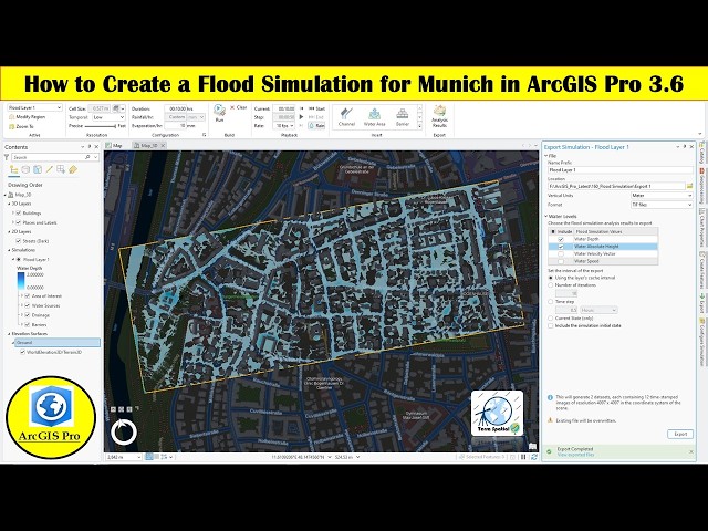 How to Create a Flood Simulation for Munich in ArcGIS Pro 3.6