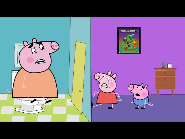 PEPPA PIG THROWS A TANTRUM IN THE HOUSE 😂🤣 #peppapig