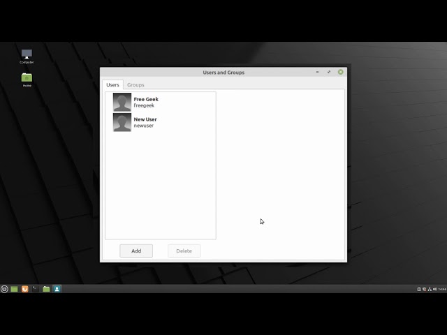 Linux Mint 20 | Add Additional Users