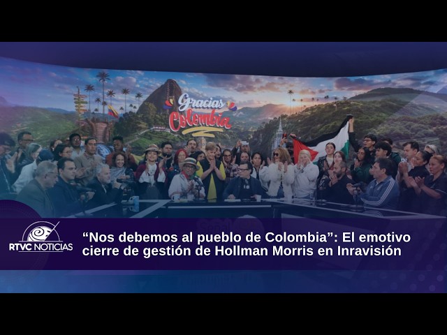 “Nos debemos al pueblo de Colombia”: El emotivo cierre de gestión de Hollman Morris en Inravisión