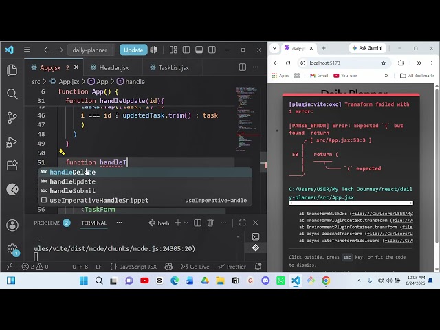 React Complete Tasks | Working with Objects in State