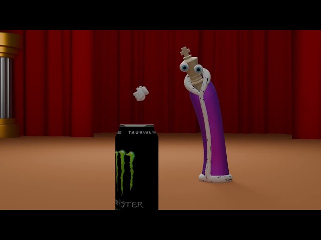 Kinger with a Monster Energy Drink