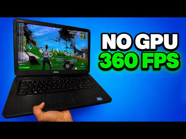 Optimicé una laptop escolar para Fortnite