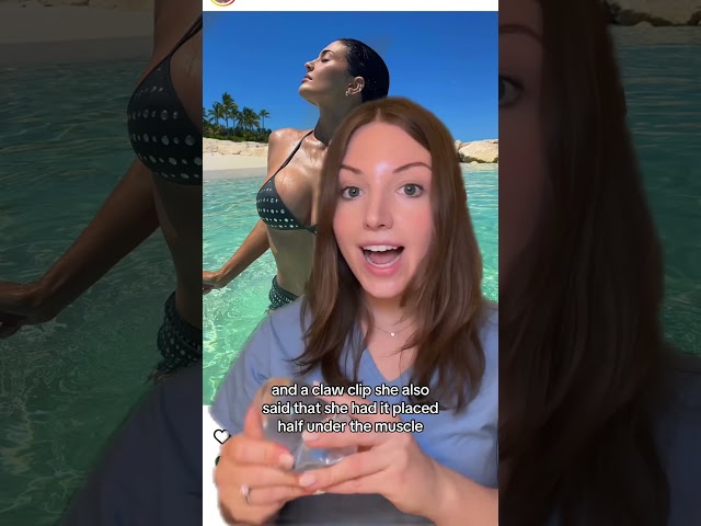 Kylie Jenner’s breast augmentation explained! #plasticsurgery #breastimplants #breastaugmentation