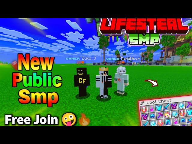 🔥 Best New Public Lifesteal SMP Server 1.21 😱 | No Claim | Java + PE + Cracked | Free To Join 🤯