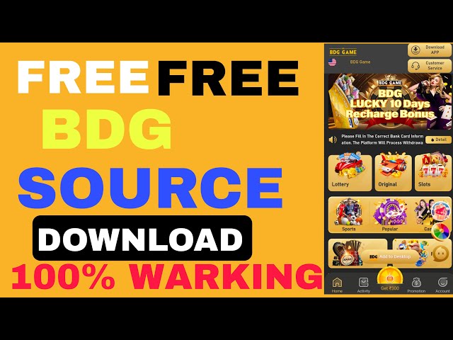 BDG Game Source Code — Free Download (Full Working) BDG Game Source Code — Free Download Link