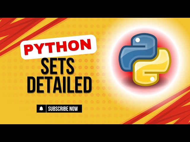 Mastering Python Sets: A Complete Guide to Set Operations and Methods | Python Tutorial @ShreyaCoder