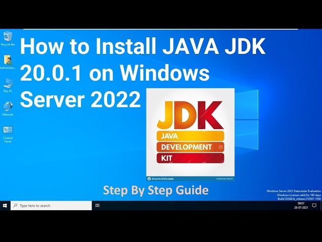 How to Install Java JDK 20.0.1 on Windows Server 2022 !! Same Steps Follow in Windows 10 & 11 !!