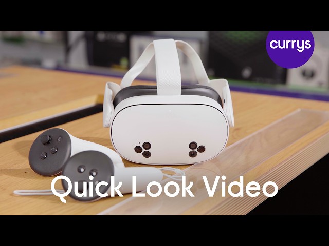 Meta Quest 3S 128GB Mixed Reality Headset and Controllers - Quick Look
