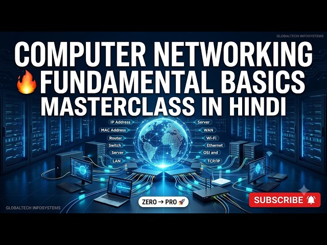 Computer Networking Fundamentals in Hindi 🔥 Complete Masterclass | Basics to Advanced