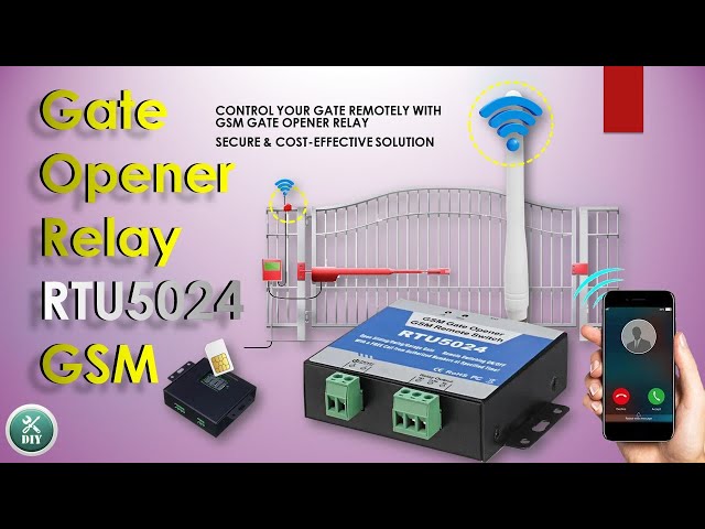RTU5024 Gate Opener | GSM Controller SMS Commands Tutorial