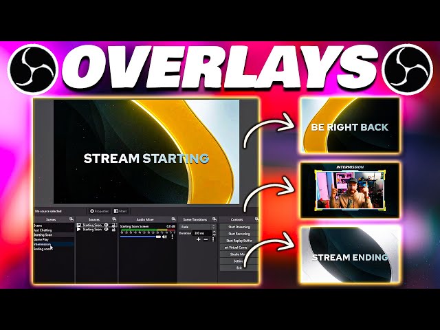 How to Install & Use Overlays in OBS | Tutorial