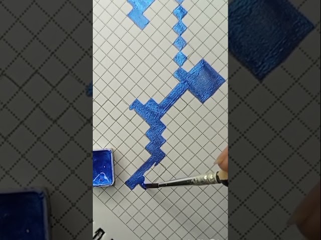Pixel Art Muhammad name Calligraphy #calligraphy #painting #drawing