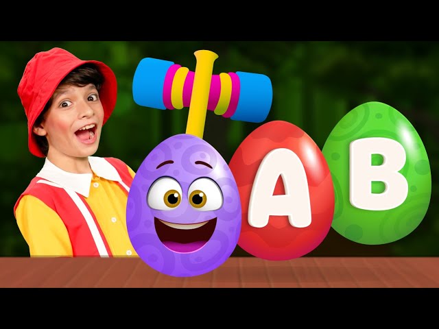 Surprise Eggs x Learn ABC Alphabet Song for Kids | BabyBillion Rhymes