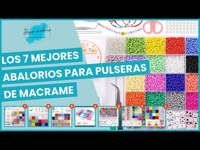Los 7 mejores abalorios para pulseras de macrame