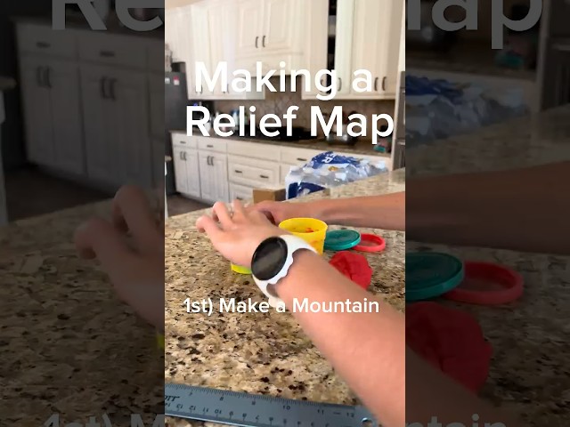How to Make a Relief Map #map #maps