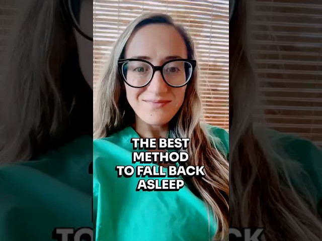 #1 Sleep Hack from a Surgeon! This is the best way I have found to fall back asleep at night 🙌😴