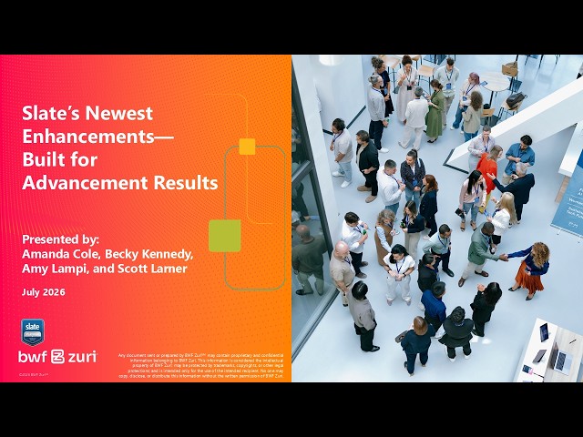 Slate’s Newest Enhancements—Built for Advancement Results