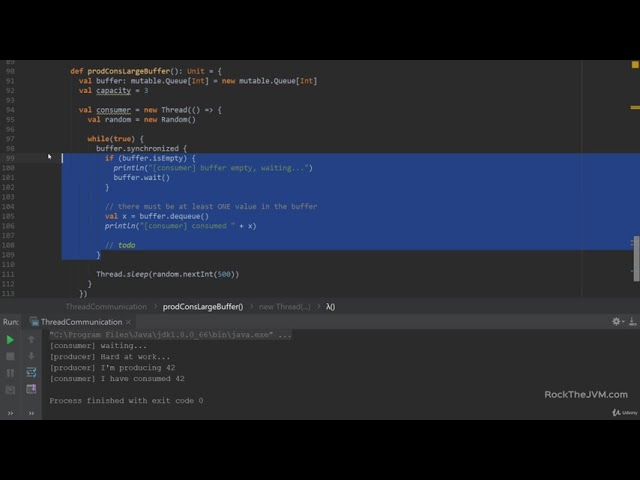 Producer Consumer, Level 2 #5.2 Functional concurrent programming