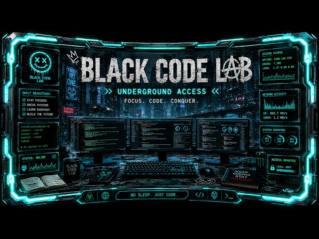 Matrix Node | Dark Coding Music for Deep Focus & Programming