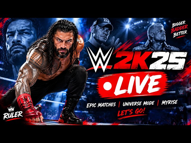 WWE 2K25 LIVE 🔥 Indian Gamer | Epic Matches & Gameplay