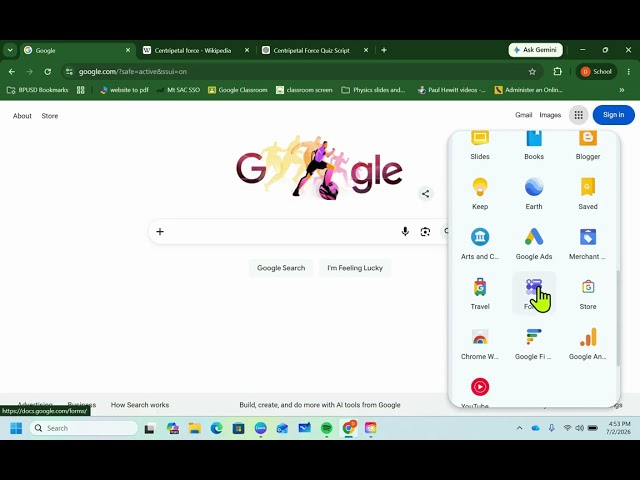 ChatGPT with Google Forms