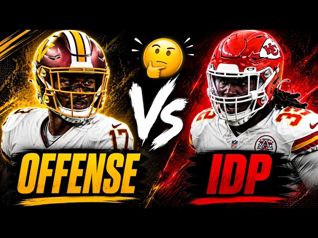 2026 Offense + IDP Draft Strategy Walkthrough