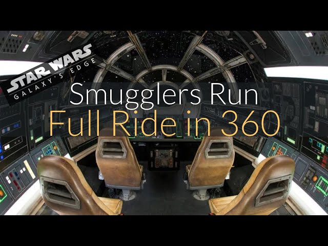 Millennium Falcon: Smugglers Run | Full Ride in 360 | Star Wars: Galaxy’s Edge