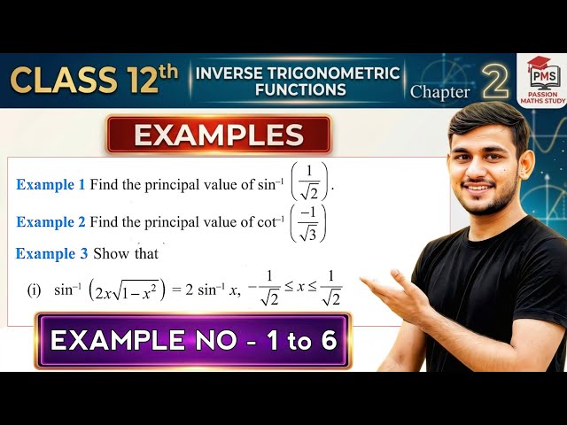 Class 12 Maths Chapter 2 Example 1to6