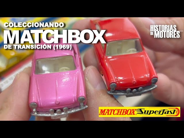 ✅ TESOROS MUY RAROS, los LESNEY MATCHBOX de TRANSICIÓN que compitieron contra HOT WHEELS en 1969