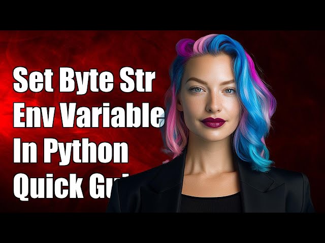 How to Set a Byte String from an Environment Variable in Python