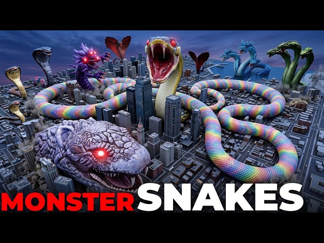 HOW BIG IS Jormungandr ? | Snake Size Comparison | Jormungandr vs Falak Snake vs Anaconda