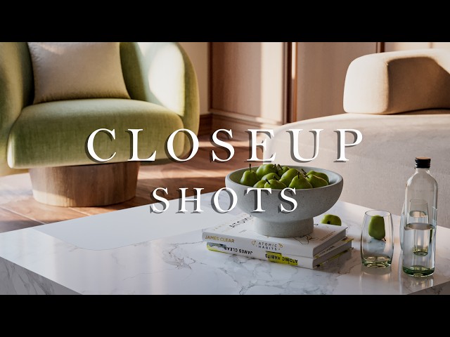Closeup Shots in 3DS Max + Corona Render