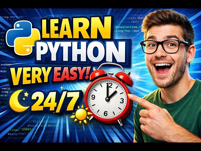 Learn  Python Very Easy 24/7