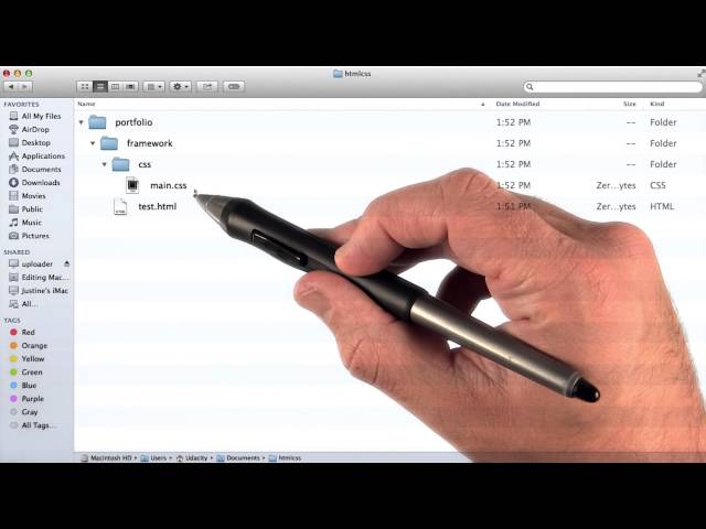 Intro to HTML and CSS - Creating the Project