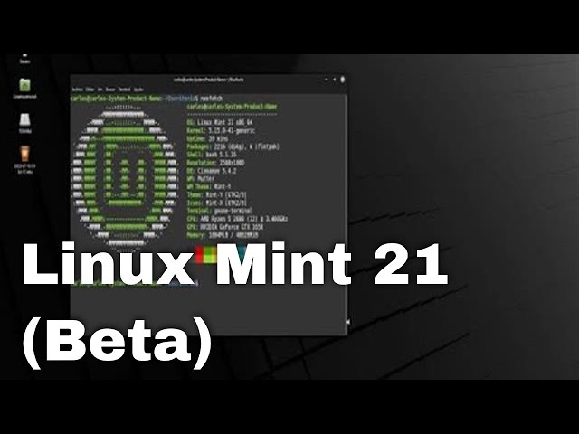 Pruebo Linux Mint 21 Vanessa Cinnamon (BETA) -- NOVEDADES