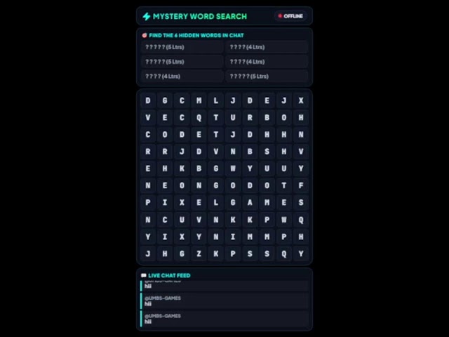 ULTIMATE GAMEDEV WORD SEARCH! 🎮 PART 1 | Type Answers in Chat! (Godot, Code & Gaming)